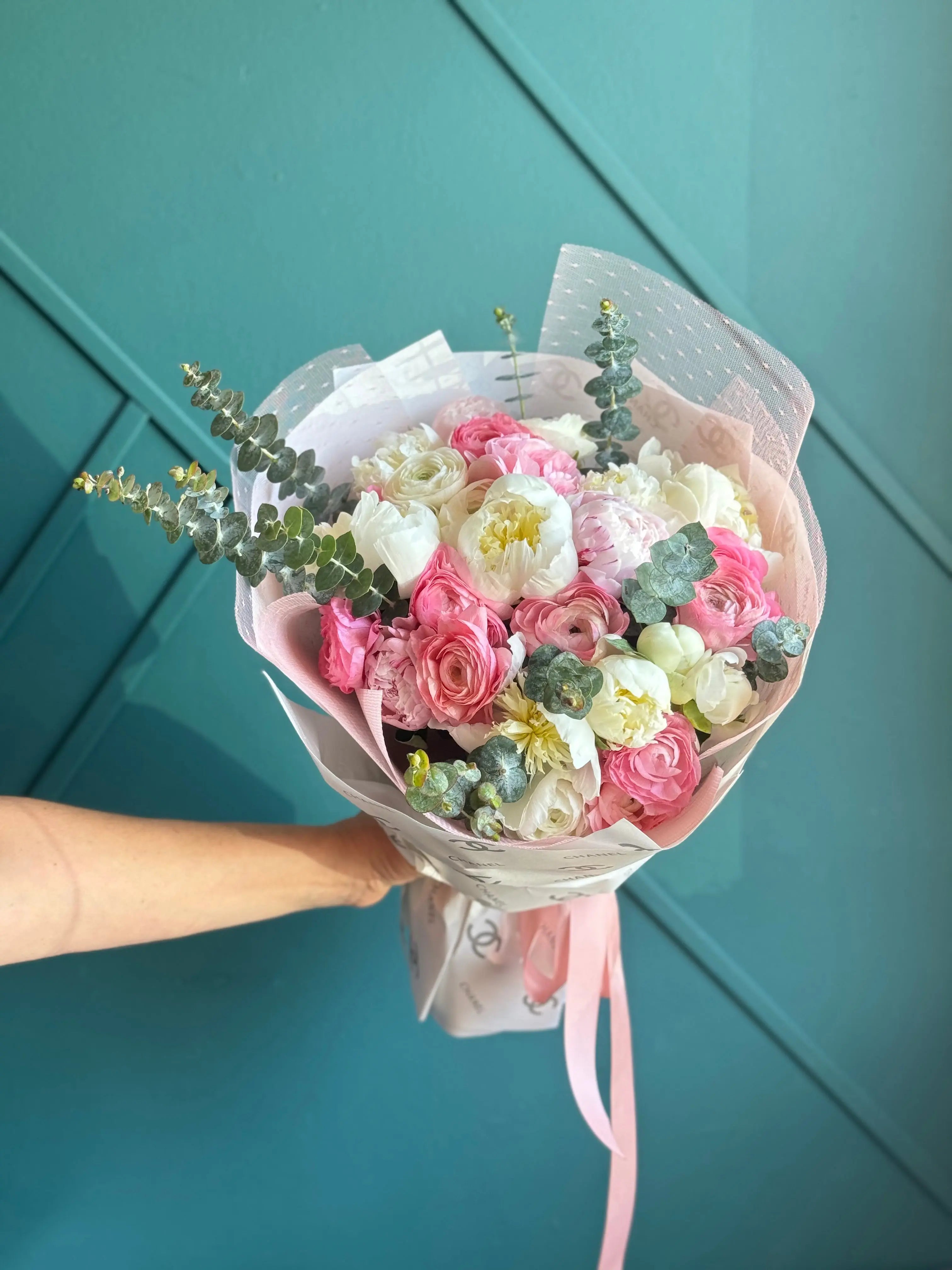 soft floral arrangement miami