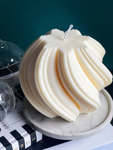 Whipped Cream Sculptural Candle buy online Luxury Flowers Miami