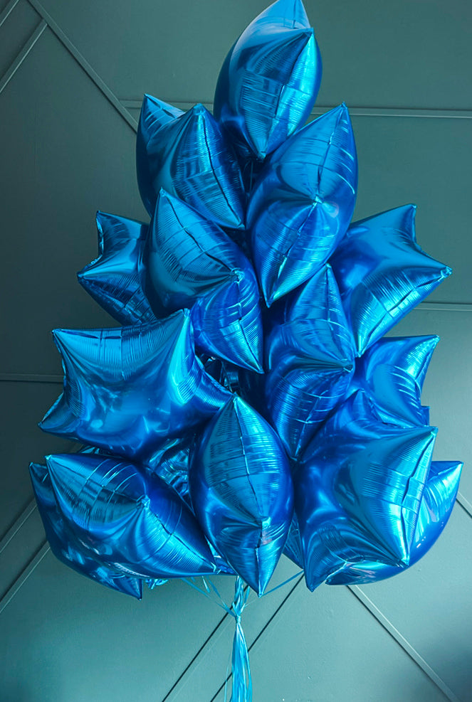 Luxury Flowers Miami blue balloon bouquet for special occasions