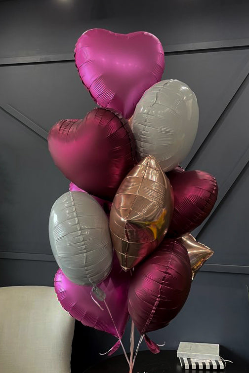 Party balloon bouquet for celebration delivery in Miami