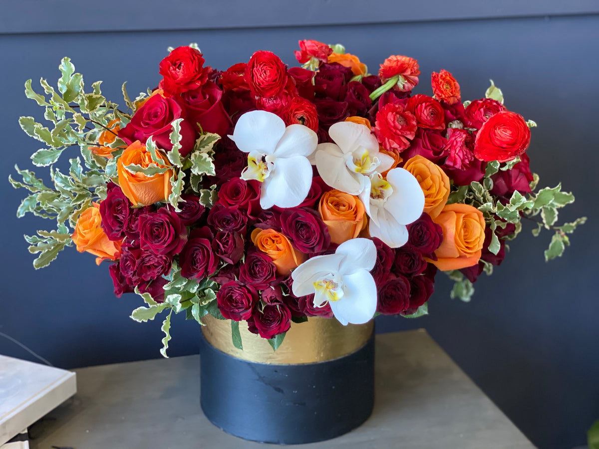 Premium fall floral arrangement for delivery in Miami