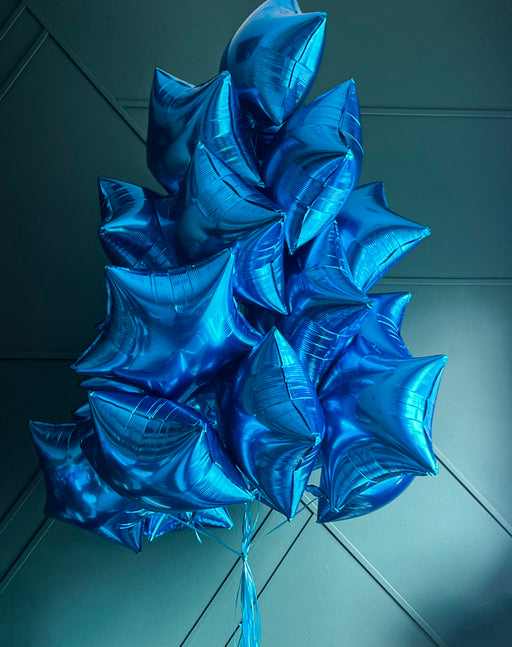 Royal blue balloon bouquet for delivery in Miami
