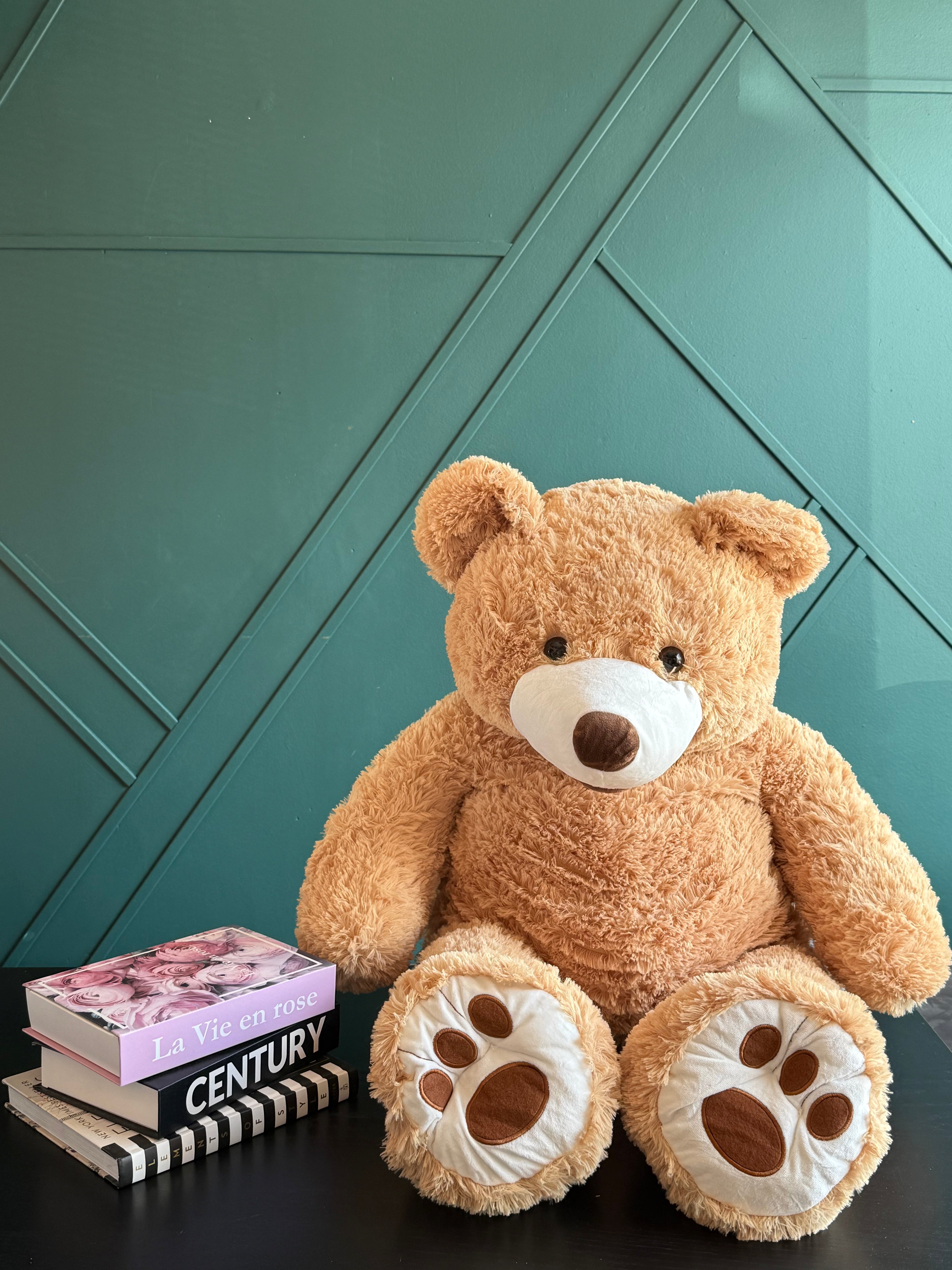 Soft brown teddy bear gift for anniversary or birthday