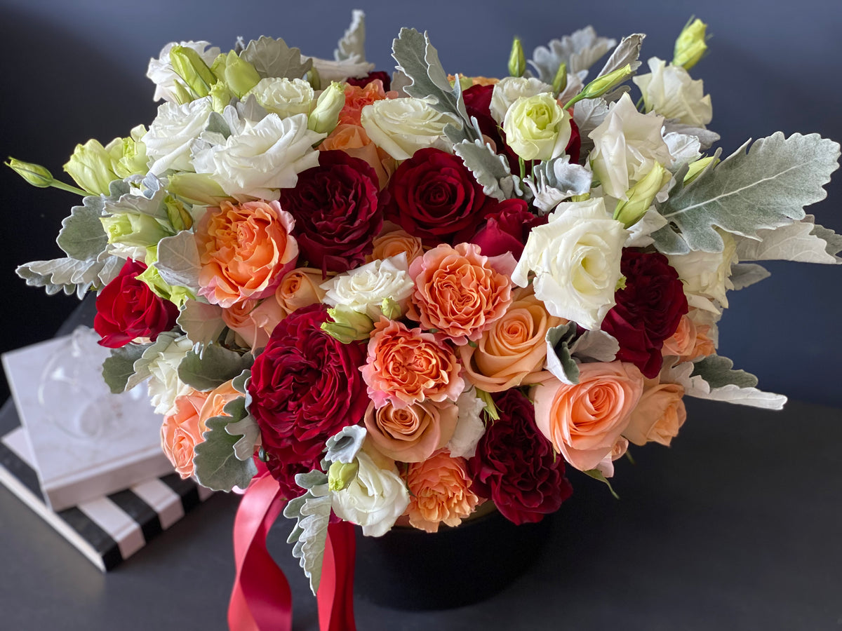 Thanksgiving flower arrangement with seasonal flowers Miami