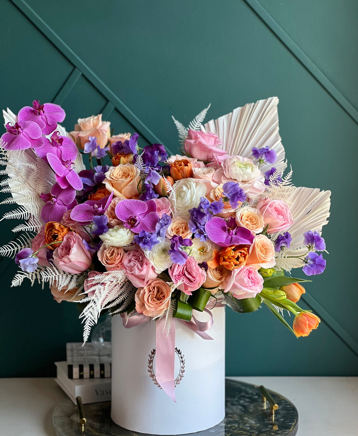 Vivid Garden luxury flower arrangement Miami