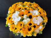 XXL sunflower and rose flower arrangement Miami
