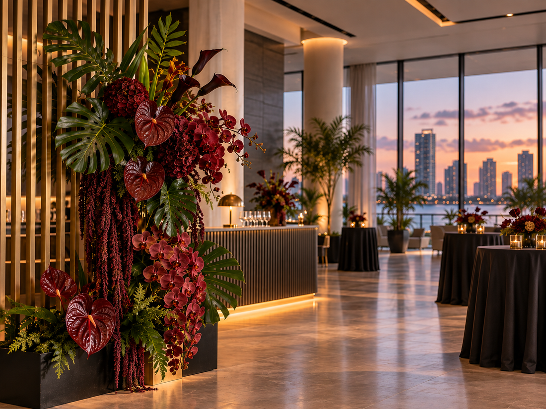 flowers for event venues Miami