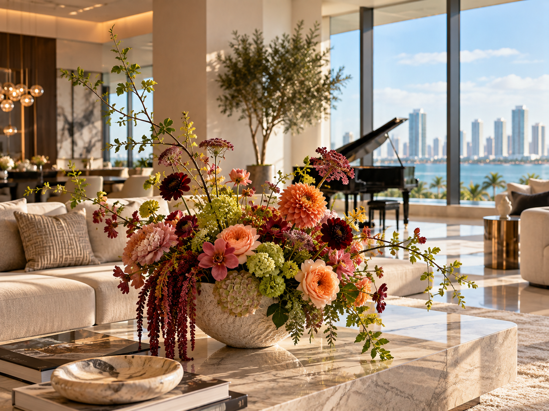 flowers for residence Miami Beach 