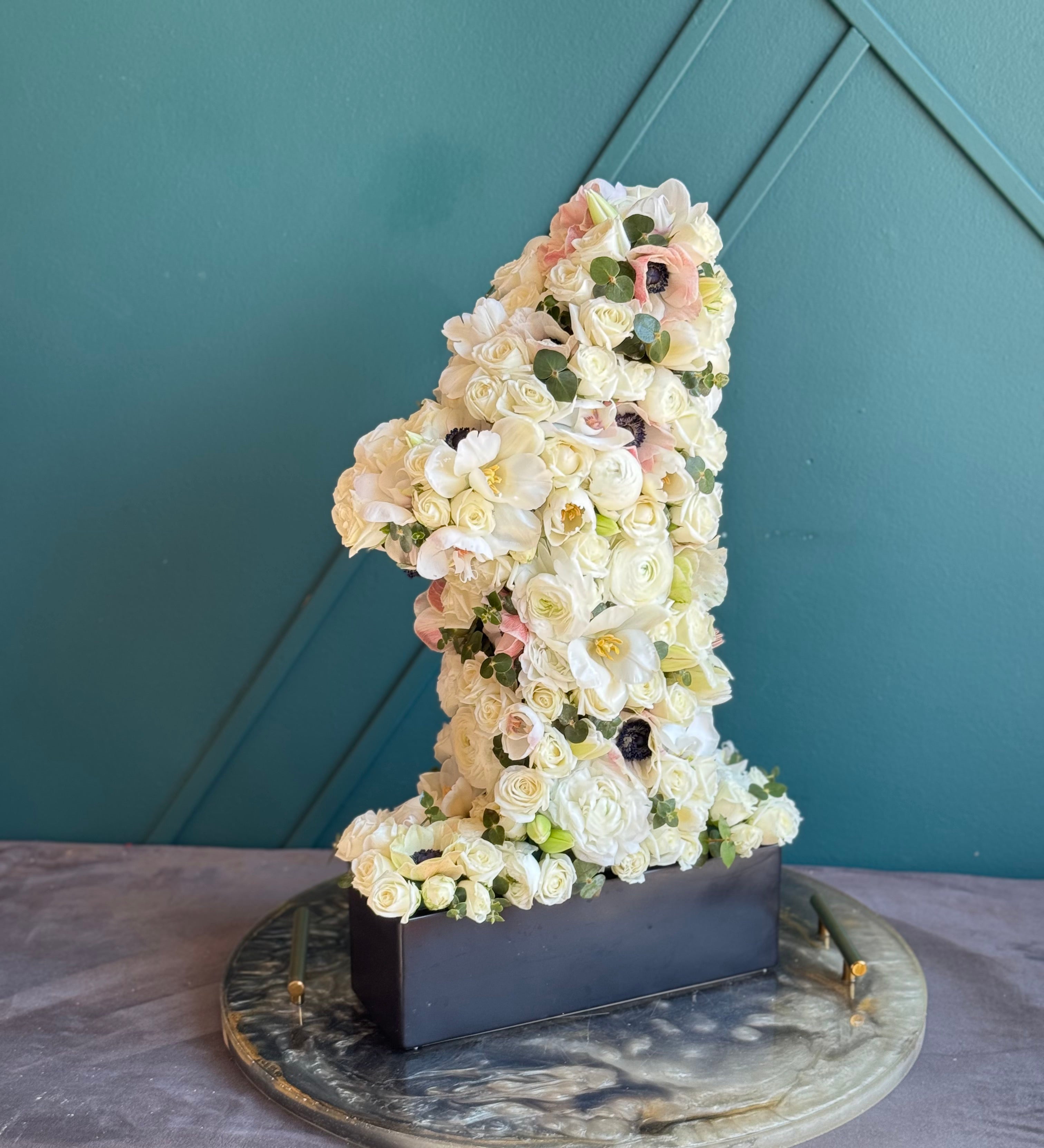 high-end floral sculpture number one Miami florist