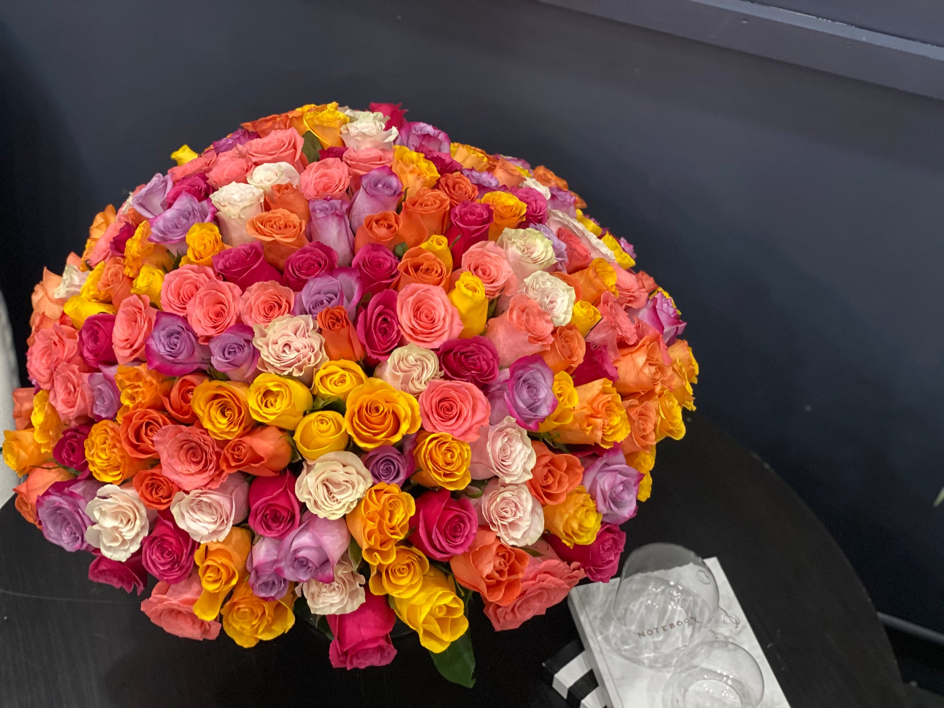 premium assorted roses flower delivery Miami
