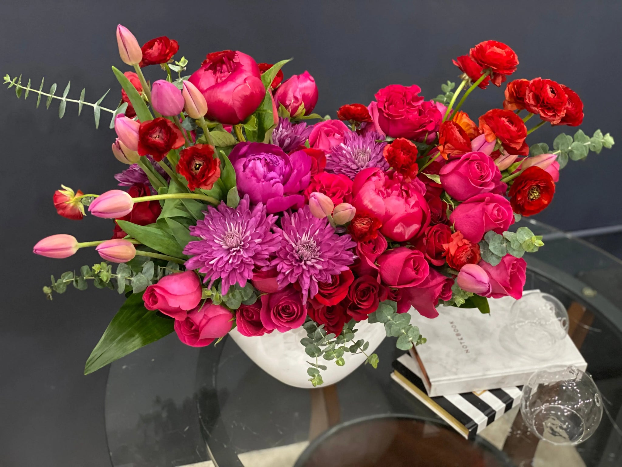  roses peonies and ranunculus luxury floral design 