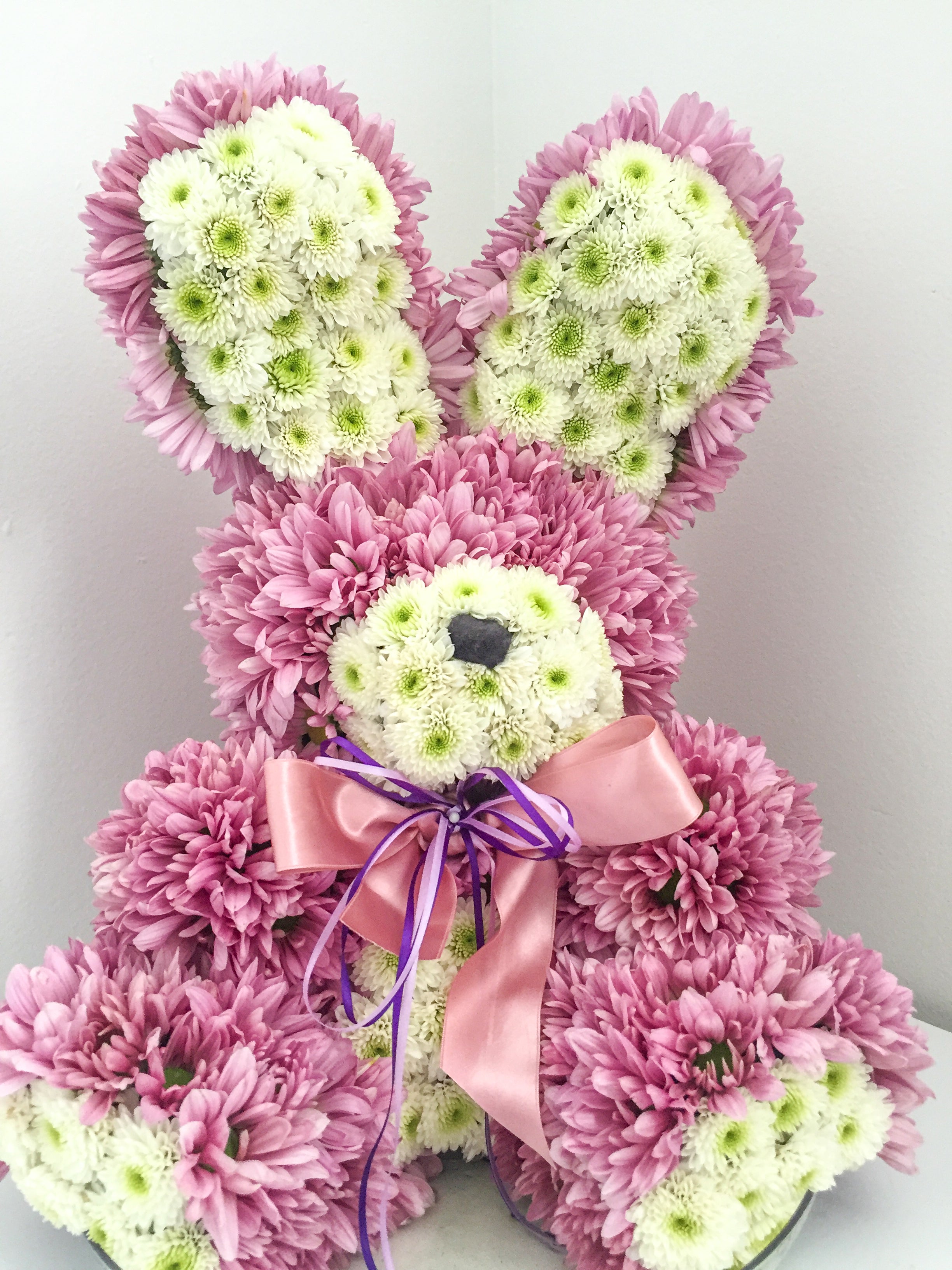 unique handmade flower bunny gift in Miami